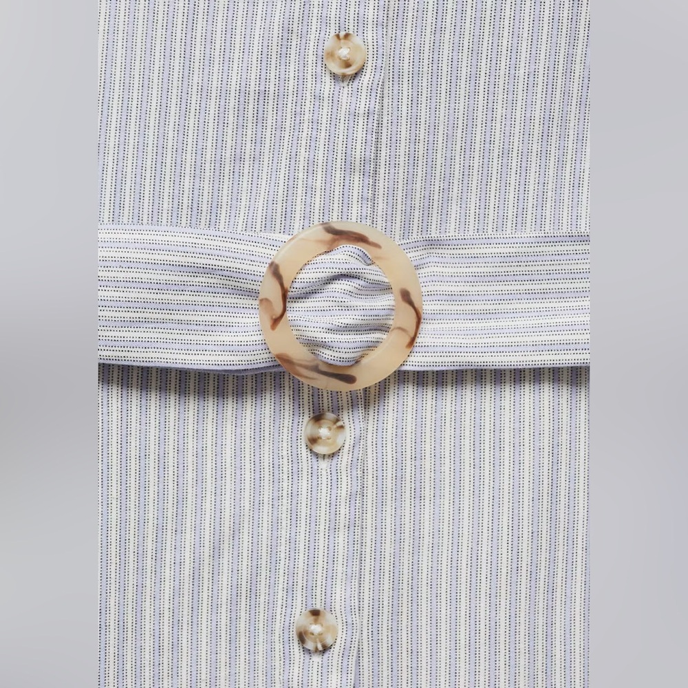 NWT Mango Belt Shirt Dress ~ Size 8 US - Picture 4 of 8